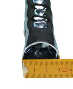 Preview: dB-Killer ca. 48 mm x 200 mm Universal dB-Eater für 2 Zoll Motorrad Auspuff