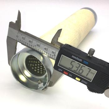 dB-Killer ca. 54 mm x 254 mm Universal dB-Eater für 2.1/4 Zoll Motorrad Auspuff