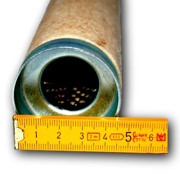 Preview: dB-Killer ca. 48 mm x 205 mm Universal dB-Eater für 2 Zoll Motorrad Auspuff