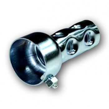 Preview: dB-Killer ca. 48 mm x 100 mm Universal dB-Eater für 2 Zoll Motorrad Auspuff