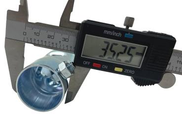dB-Killer ca. 36 mm x 100 mm Universal dB-Eater für 1.1/2 Zoll Motorrad Auspuff