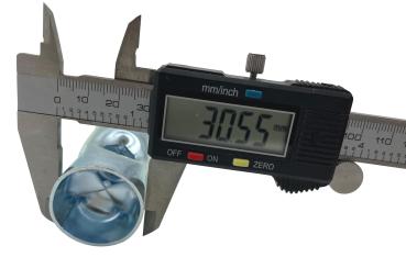 Preview: dB-Killer ca. 36 mm x 100 mm Universal dB-Eater für 1.1/2 Zoll Motorrad Auspuff