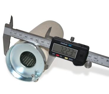 dB-Killer ca. 73 mm x 205 mm Universal dB-Eater für 3 Zoll Motorrad Auspuff