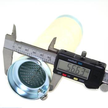 dB-Killer ca. 57 mm x 205 mm Universal dB-Eater für 2.3/8 Zoll Motorrad Auspuff